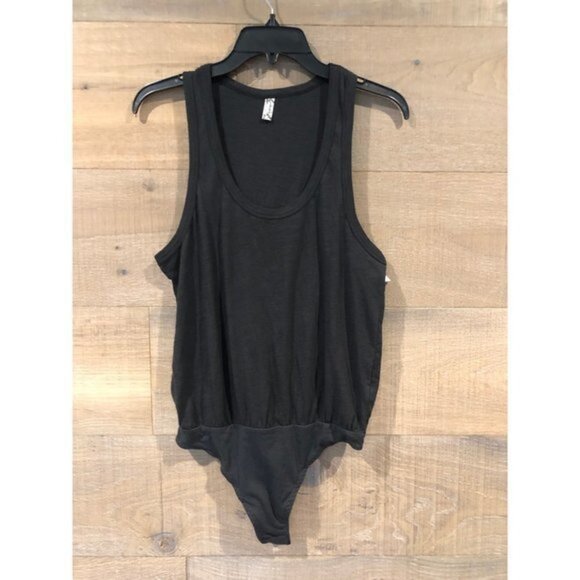 NWOT Free People intimate black bodysuit size S - Picture 2 of 5